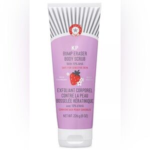 🍓NWT🍓 FIRST AID BEAUTY KP Bump Eraser Body Scrub With 10% AHA - Fresh Strawberry